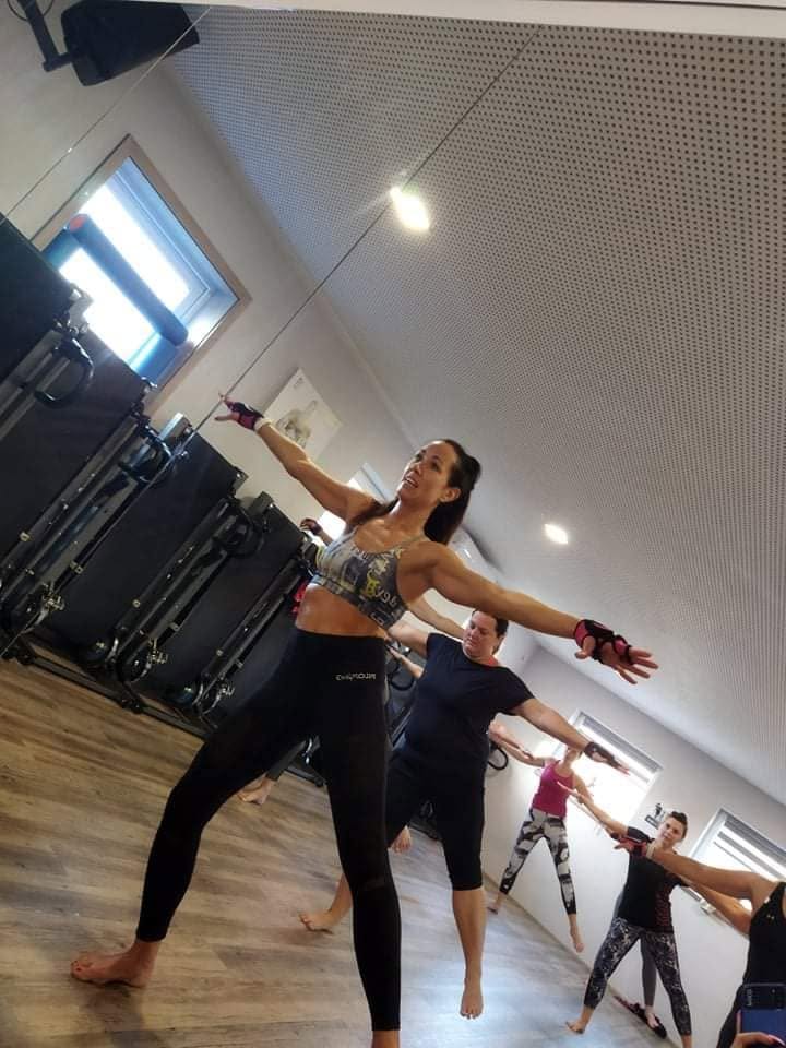 Piloxing ve studiu Master Fitness